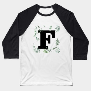 Letter F Baseball T-Shirt